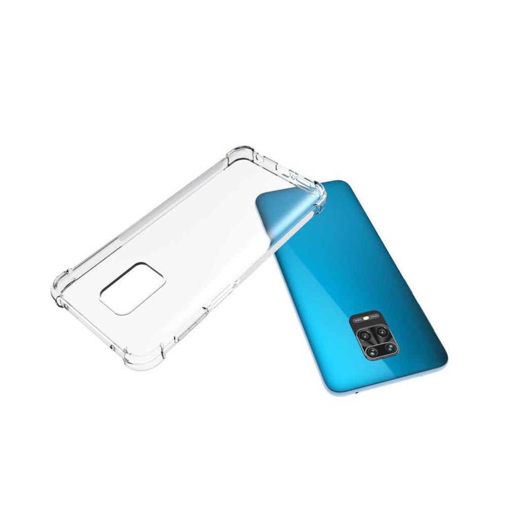 Transparent Shockproof Anti-slip TPU Phone Case for Xiaomi Poco M2 Pro/Redmi Note 9 Pro Max/Note 9 Pro/Note 9S