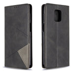Geometric Pattern Auto-Absorbed Leather Shell Case for Xiaomi Redmi Note 9 Pro / Note 9 Pro Max / Note 9S