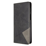 Geometric Pattern Auto-Absorbed Leather Shell Case for Xiaomi Redmi Note 9 Pro / Note 9 Pro Max / Note 9S