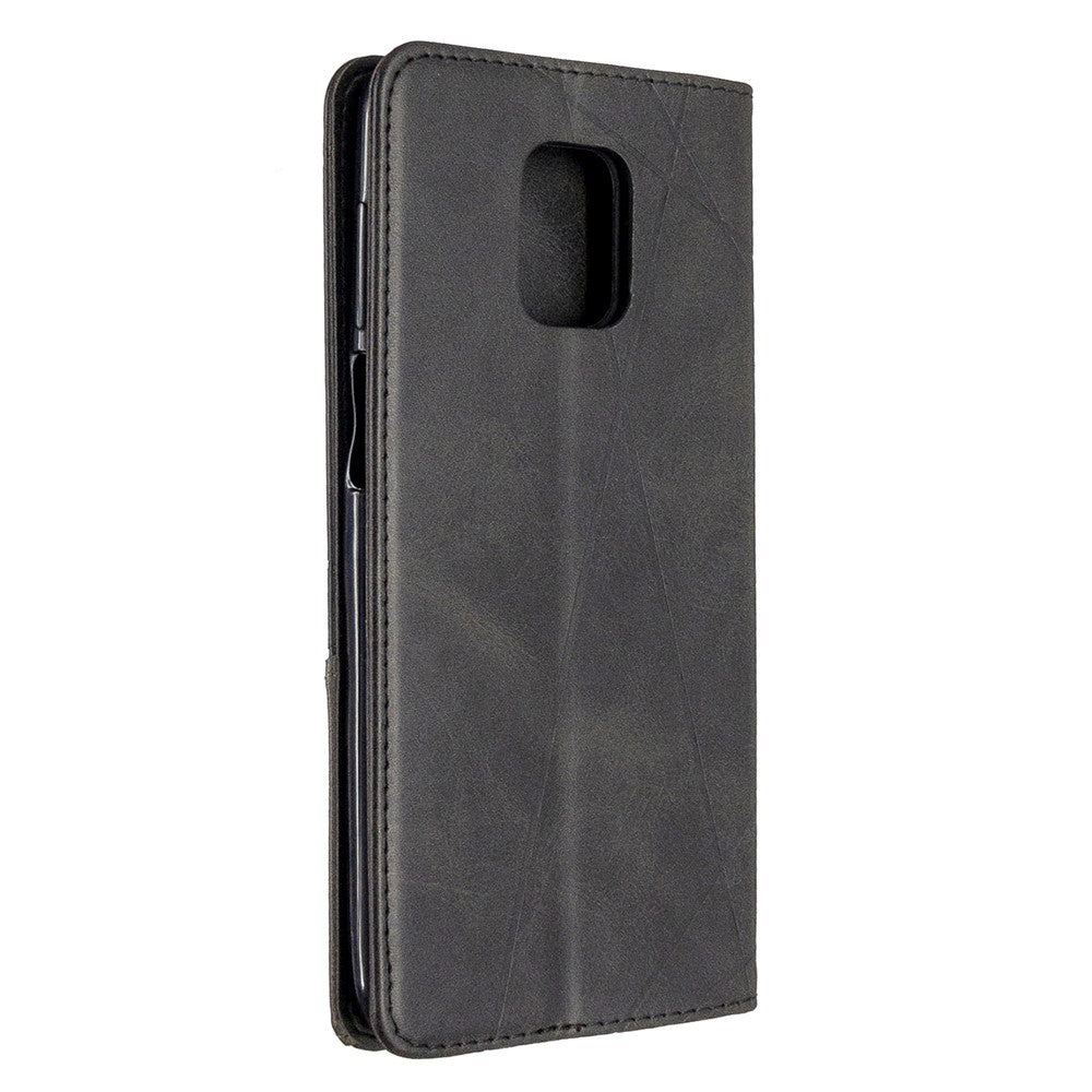 Geometric Pattern Auto-Absorbed Leather Shell Case for Xiaomi Redmi Note 9 Pro / Note 9 Pro Max / Note 9S