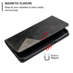 Geometric Pattern Auto-Absorbed Leather Shell Case for Xiaomi Redmi Note 9 Pro / Note 9 Pro Max / Note 9S