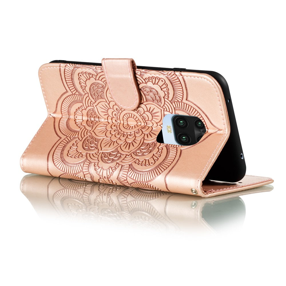Imprint Mandala Flower Leather Phone Cover for Xiaomi Redmi Note 9 Pro/Note 9 Pro Max/Note 9S