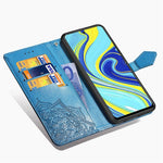 Embossed Mandala Flower Leather Case with Wallet Stand for Xiaomi Redmi Note 9 Pro / Note 9 Pro Max / Note 9S