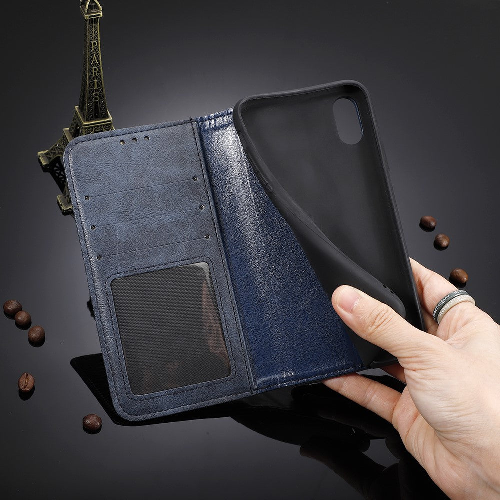 Auto-absorbed Retro Leather Shell Stand Wallet Case for Xiaomi Mi 10 Lite 5G/10 Youth 5G