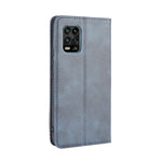Auto-absorbed Retro Leather Shell Stand Wallet Case for Xiaomi Mi 10 Lite 5G/10 Youth 5G