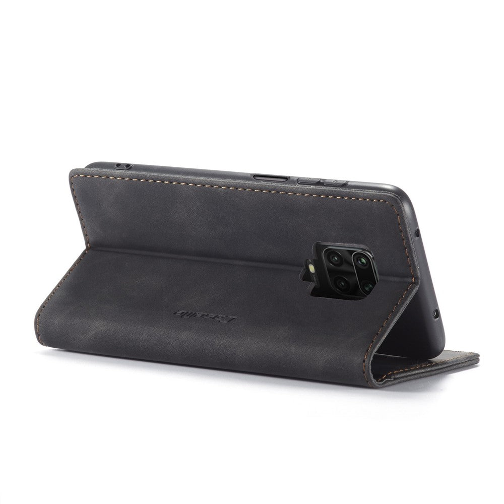 CASEME 013 Series Auto-absorbed Leather Wallet Case for Xiaomi Redmi Note 9 Pro/Note 9 Pro Max/Note 9S