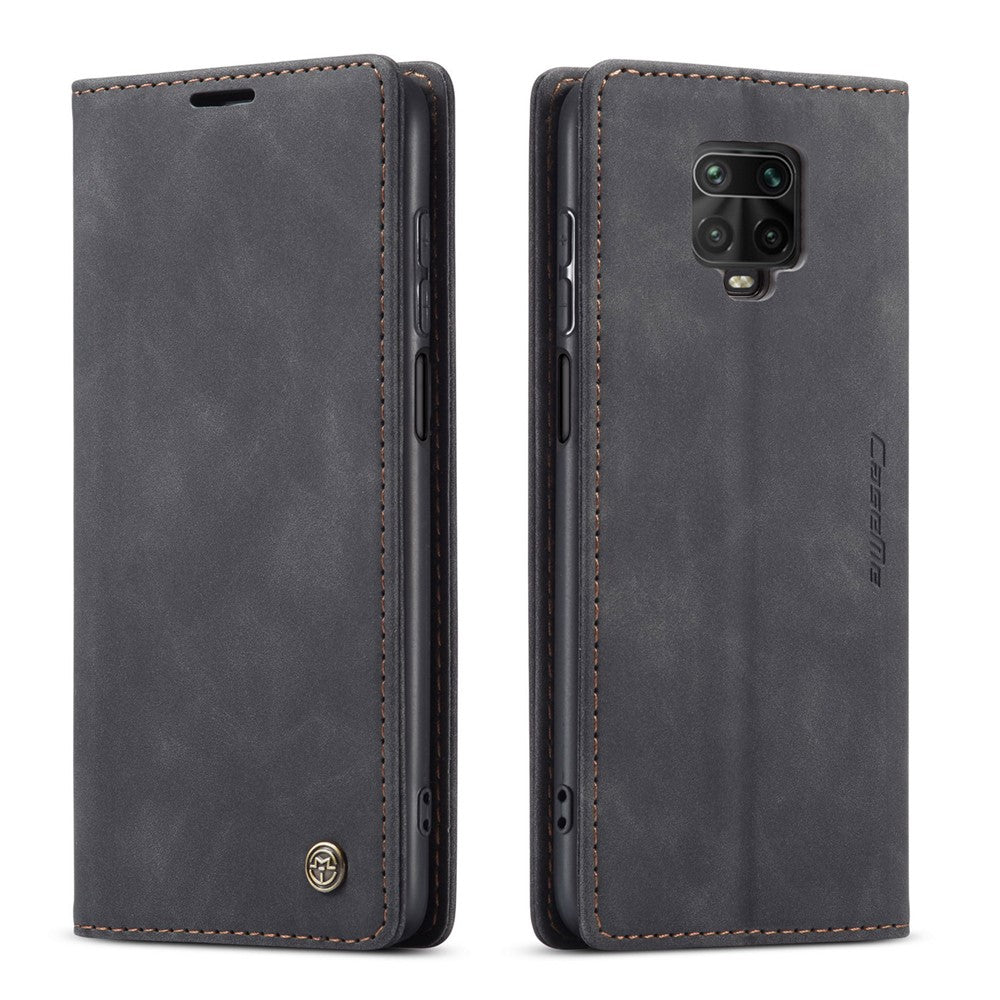 CASEME 013 Series Auto-absorbed Leather Wallet Case for Xiaomi Redmi Note 9 Pro/Note 9 Pro Max/Note 9S