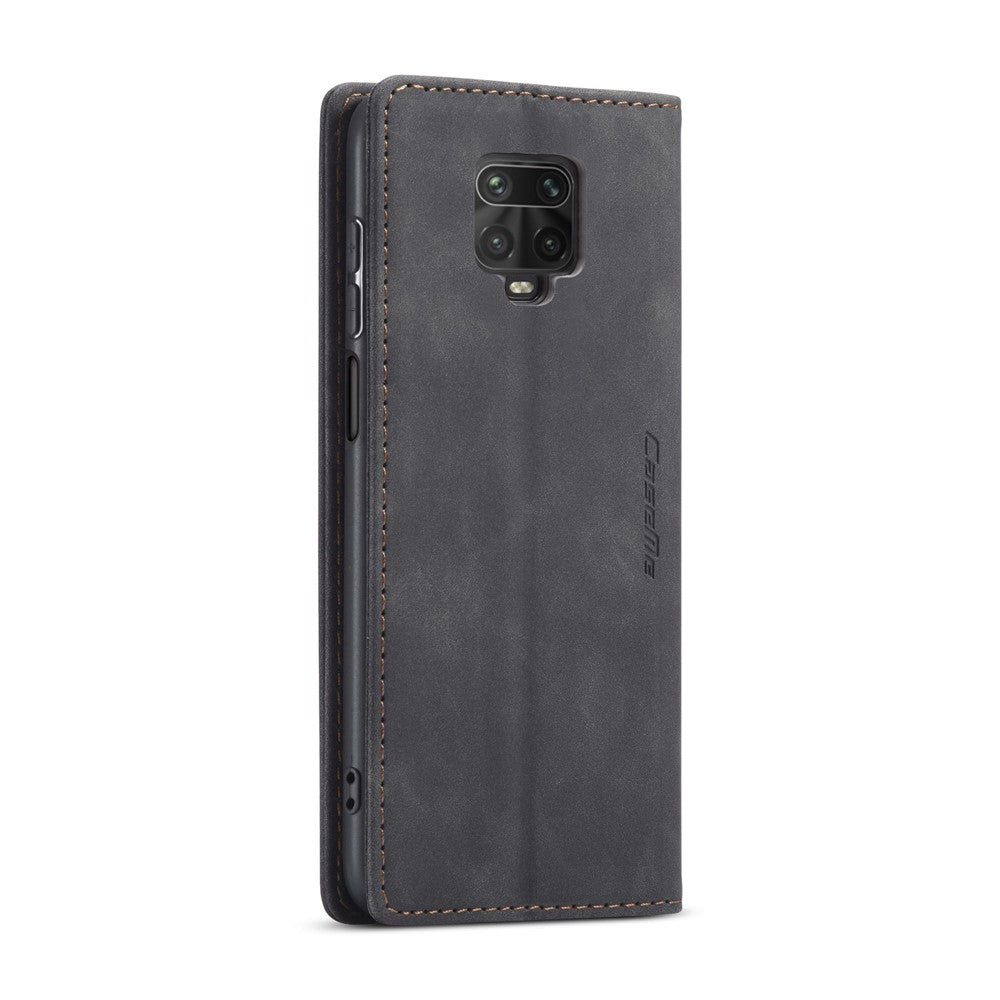 CASEME 013 Series Auto-absorbed Leather Wallet Case for Xiaomi Redmi Note 9 Pro/Note 9 Pro Max/Note 9S