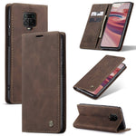 CASEME 013 Series Auto-absorbed Leather Wallet Case for Xiaomi Redmi Note 9 Pro/Note 9 Pro Max/Note 9S