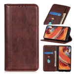 Litchi Grain Split Leather Auto-absorbed Protector Cover for Xiaomi Redmi Note 9 / Redmi 10X 4G
