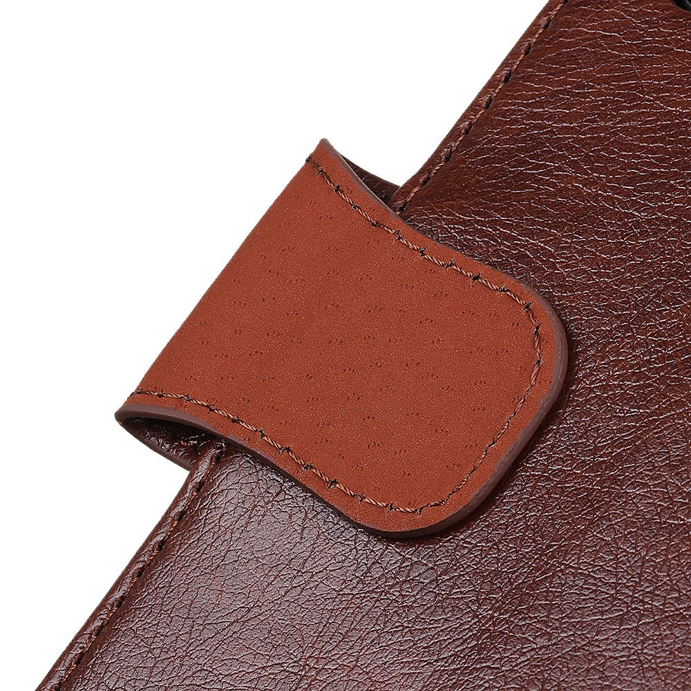 Nappa Skin Split Leather Wallet Shell for Xiaomi Redmi Note 9/Redmi 10X 4G