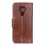 Nappa Skin Split Leather Wallet Shell for Xiaomi Redmi Note 9/Redmi 10X 4G