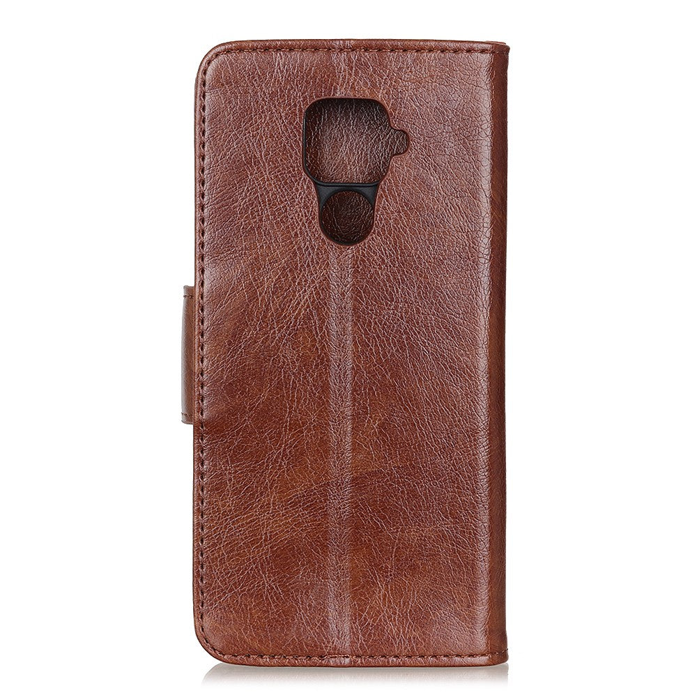Nappa Skin Split Leather Wallet Shell for Xiaomi Redmi Note 9/Redmi 10X 4G