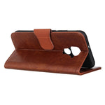 Nappa Skin Split Leather Wallet Shell for Xiaomi Redmi Note 9/Redmi 10X 4G