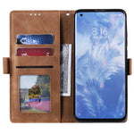 Vintage Splicing Style Wallet Stand Leather Unique Cover for Xiaomi Mi 10