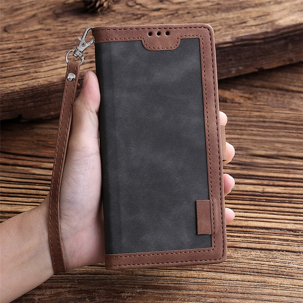 Vintage Splicing Style Wallet Stand Leather Unique Cover for Xiaomi Mi 10
