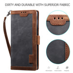 Vintage Splicing Style Wallet Stand Leather Unique Cover for Xiaomi Mi 10