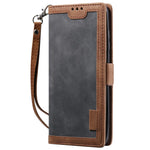 Vintage Splicing Style Wallet Stand Leather Unique Cover for Xiaomi Mi 10