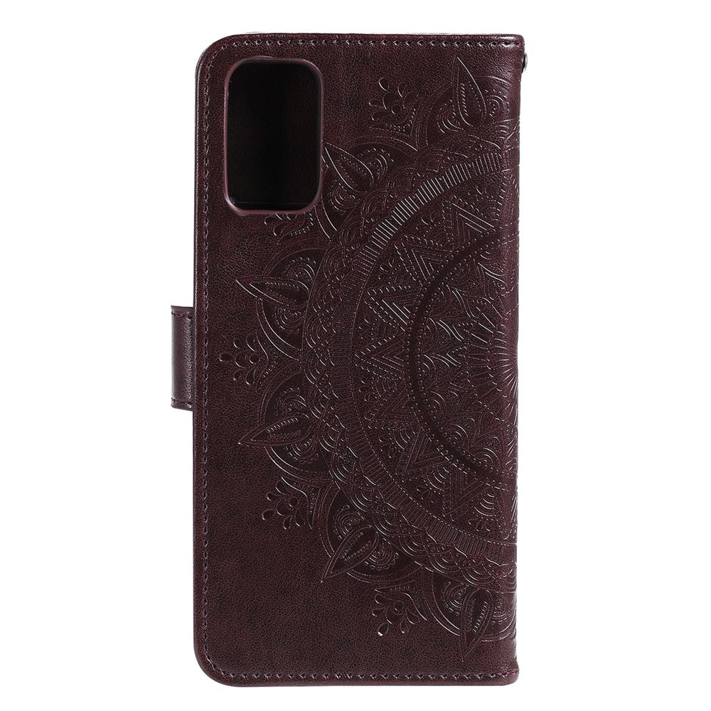 Imprint Flower Leather Shell for Xiaomi Mi 10 Lite 5G