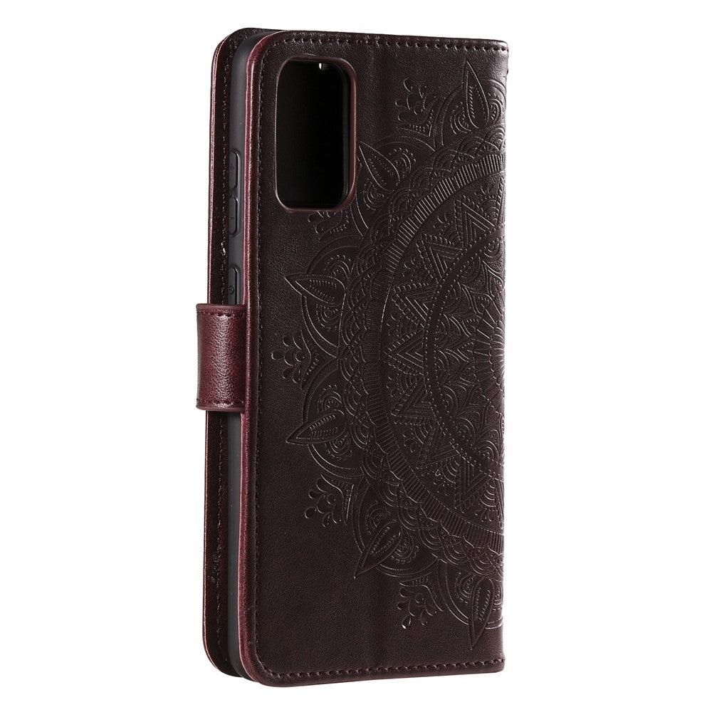Imprint Flower Leather Shell for Xiaomi Mi 10 Lite 5G
