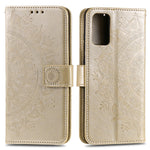 Imprint Flower Leather Shell for Xiaomi Mi 10 Lite 5G