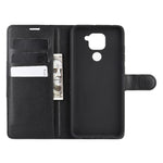Litchi Skin Magnetic Leather Case for Xiaomi Redmi Note 9 / Redmi 10X 4G Wallet Stand Design Phone Case