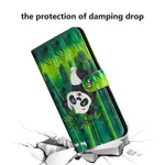Light Spot Decor Pattern Printing Wallet Stand Leather Case with Strap for Xiaomi Redmi Note 9/Redmi 10X 4G
