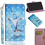Light Spot Decor Pattern Printing Wallet Stand Leather Case with Strap for Xiaomi Redmi Note 9/Redmi 10X 4G