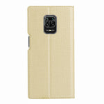VILI DMX Cross Texture Leather Flip Cover for Xiaomi Redmi Note 9S/Note 9 Pro/Note 9 Pro Max