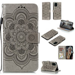 Imprint Mandala Flower Leather Shell for Xiaomi Mi 10 Lite 5G