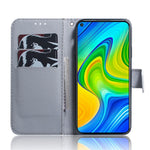 Pattern Printing PU Leather Wallet Case for Xiaomi Redmi Note 9 / Redmi 10X 4G
