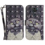 Light Spot Decor Wallet Stand Leather Cover Pattern Printing Case for Xiaomi Redmi Note 9/10X 4G