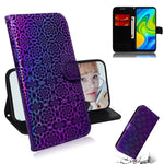 Flower Pattern Leather Stand Wallet Case for Xiaomi Redmi Note 9 / Redmi 10X 4G