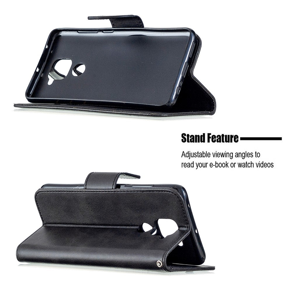 Wallet Stand PU Leather Phone Case for Xiaomi Redmi Note 9/Redmi 10X 4G