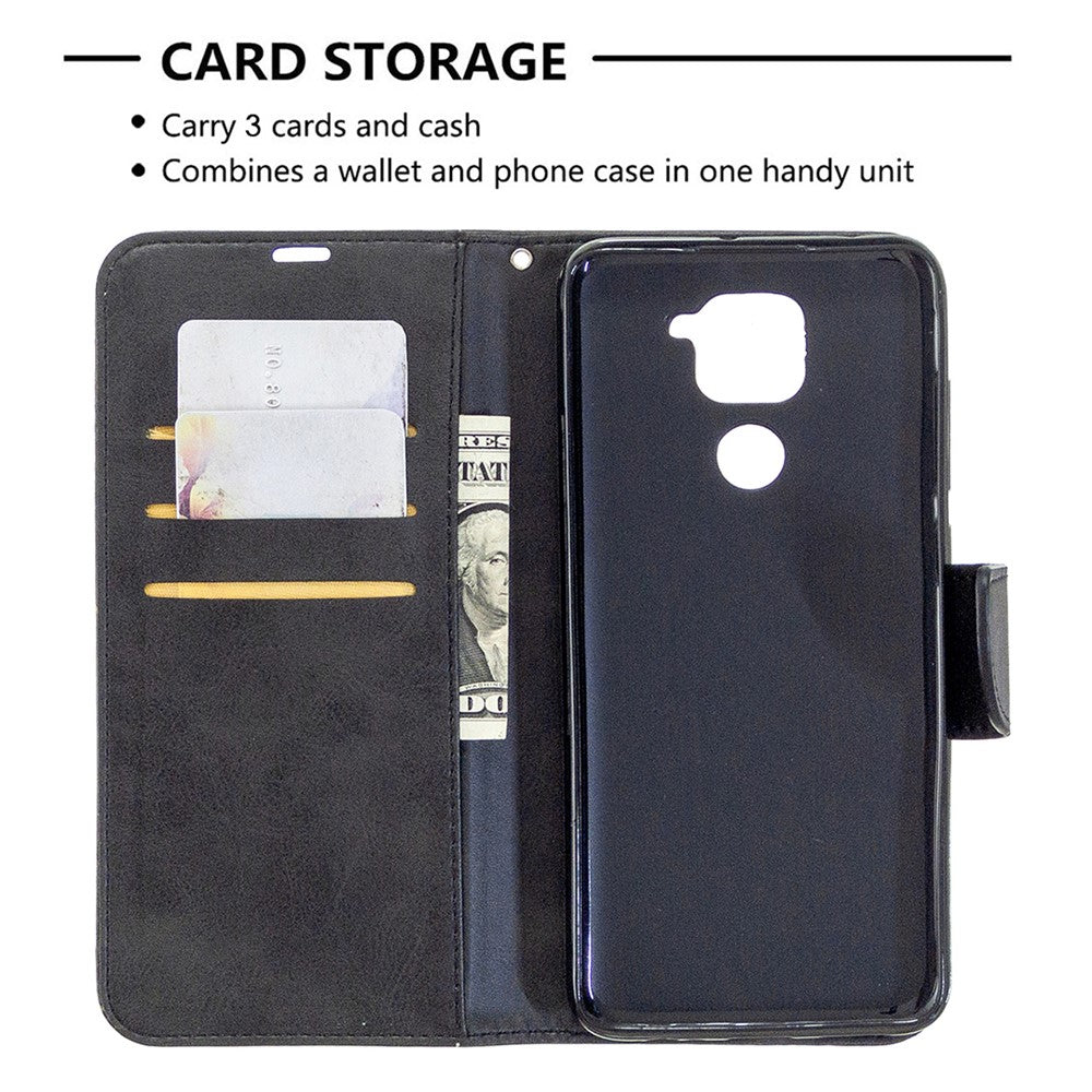 Wallet Stand PU Leather Phone Case for Xiaomi Redmi Note 9/Redmi 10X 4G