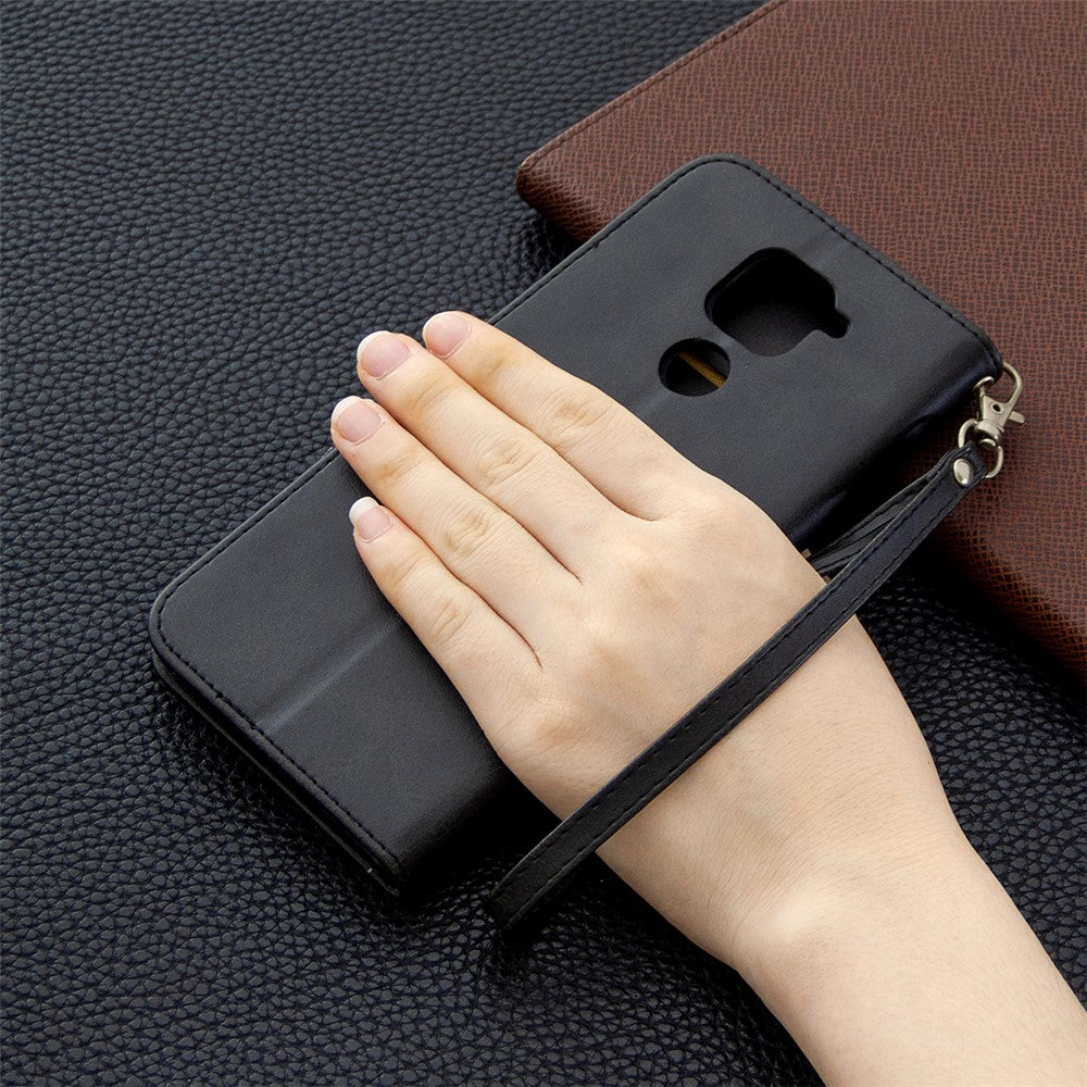 Wallet Stand PU Leather Phone Case for Xiaomi Redmi Note 9/Redmi 10X 4G