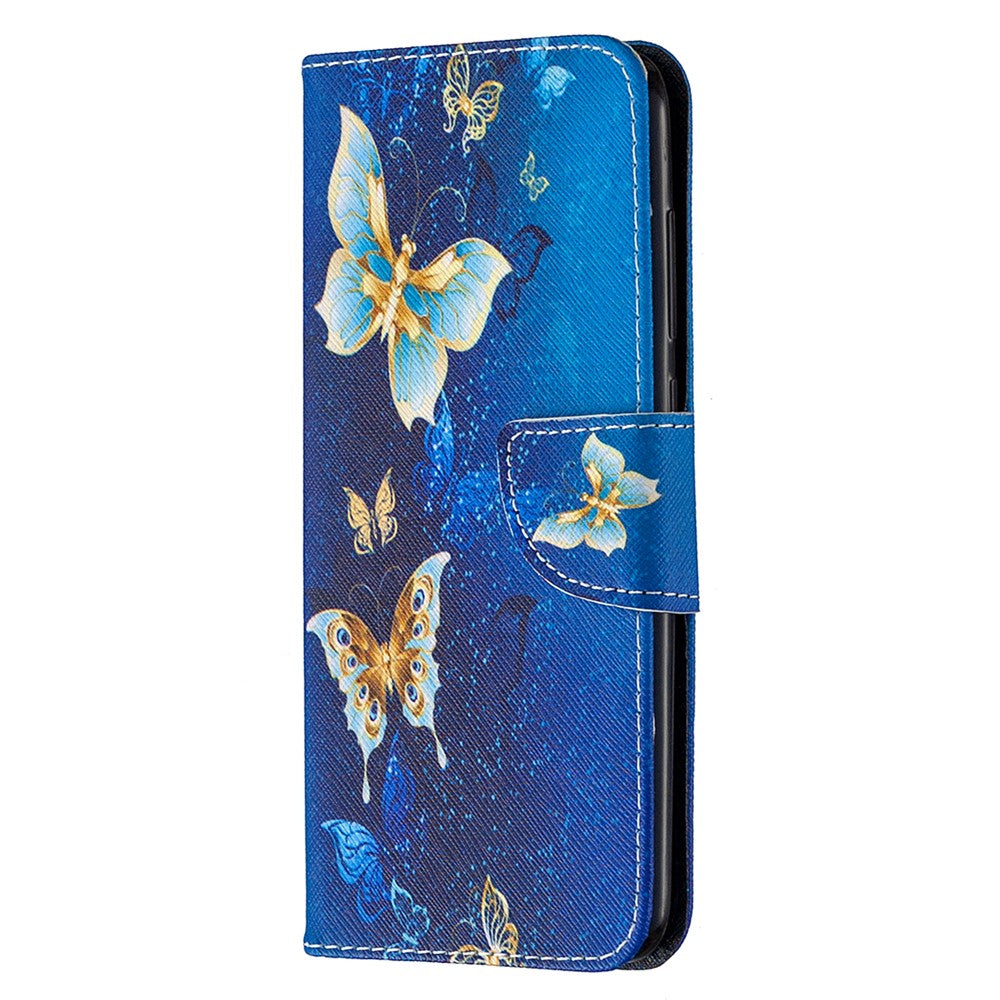 Pattern Printing Wallet Stand Leather Shell for Xiaomi Redmi Note 9/Redmi 10X 4G