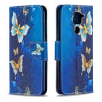 Pattern Printing Wallet Stand Leather Shell for Xiaomi Redmi Note 9/Redmi 10X 4G