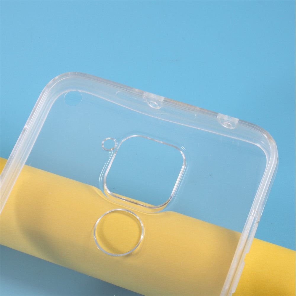 Hybrid PET+TPU+Acrylic Clear Full Coverage Case Accessory for Xiaomi Redmi Note 9