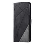 Color Blocking Stylish Design Leather Shell for Xiaomi Redmi Note 9S/Note 9 Pro/Note 9 Pro Max