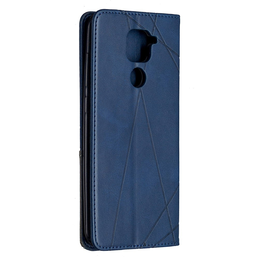 Geometric Skin Leather Shell for Xiaomi Redmi Note 9 / Redmi 10X 4G