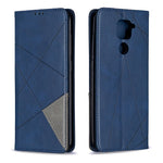 Geometric Skin Leather Shell for Xiaomi Redmi Note 9 / Redmi 10X 4G