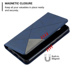 Geometric Skin Leather Shell for Xiaomi Redmi Note 9 / Redmi 10X 4G