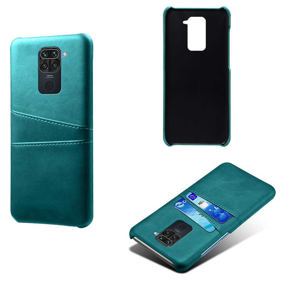 PU Leather Coated Hard PC Cover for Xiaomi Redmi Note 9 / Redmi 10X 4G