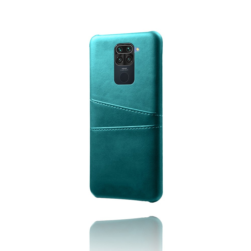 PU Leather Coated Hard PC Cover for Xiaomi Redmi Note 9 / Redmi 10X 4G