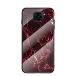 Marble Pattern Tempered Glass + PC + TPU Phone Case for Xiaomi Redmi Note 9/10X 4G