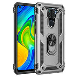 PC+TPU med stativ Armor mobilmobilskal för Xiaomi Redmi Note 9/Redmi 10X 4G