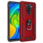 PC+TPU med stativ Armor mobilmobilskal för Xiaomi Redmi Note 9/Redmi 10X 4G