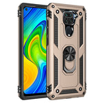 PC+TPU med stativ Armor mobilmobilskal för Xiaomi Redmi Note 9/Redmi 10X 4G
