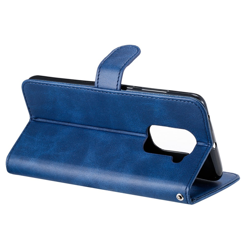 Plånboksfodral med dragkedja och PU-läder, stativ, mobilfodral för Xiaomi Redmi Note 9 / Redmi 10X 4G